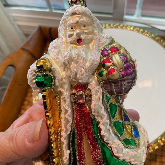 Pier 1 Exclusive Mouth Blown Glass Christmas Ornament - Picture 2 of 10